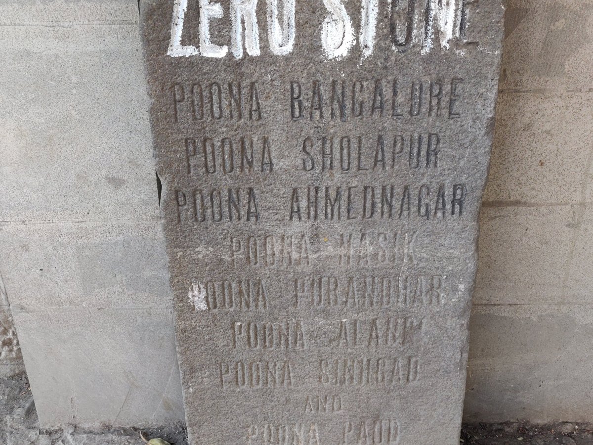 The Zero Stones of Pune and London; and Measuring the Whole Subcontinent